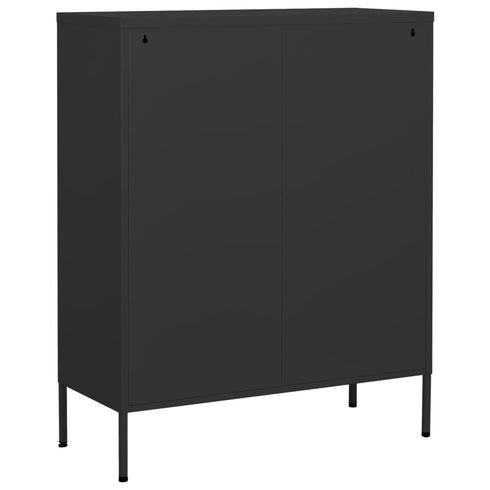 Lady Jillian -  Storage Cabinet Anthracite 80x35x101,5 cm Steel - Model 2